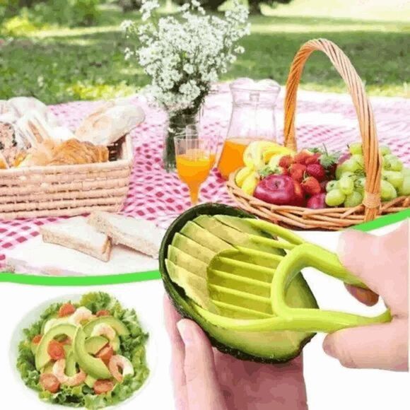 Multifunctional 3-in-1 Avocado Slicer, Outdoor Home Kitchen Accessories - Picture 7 of 9